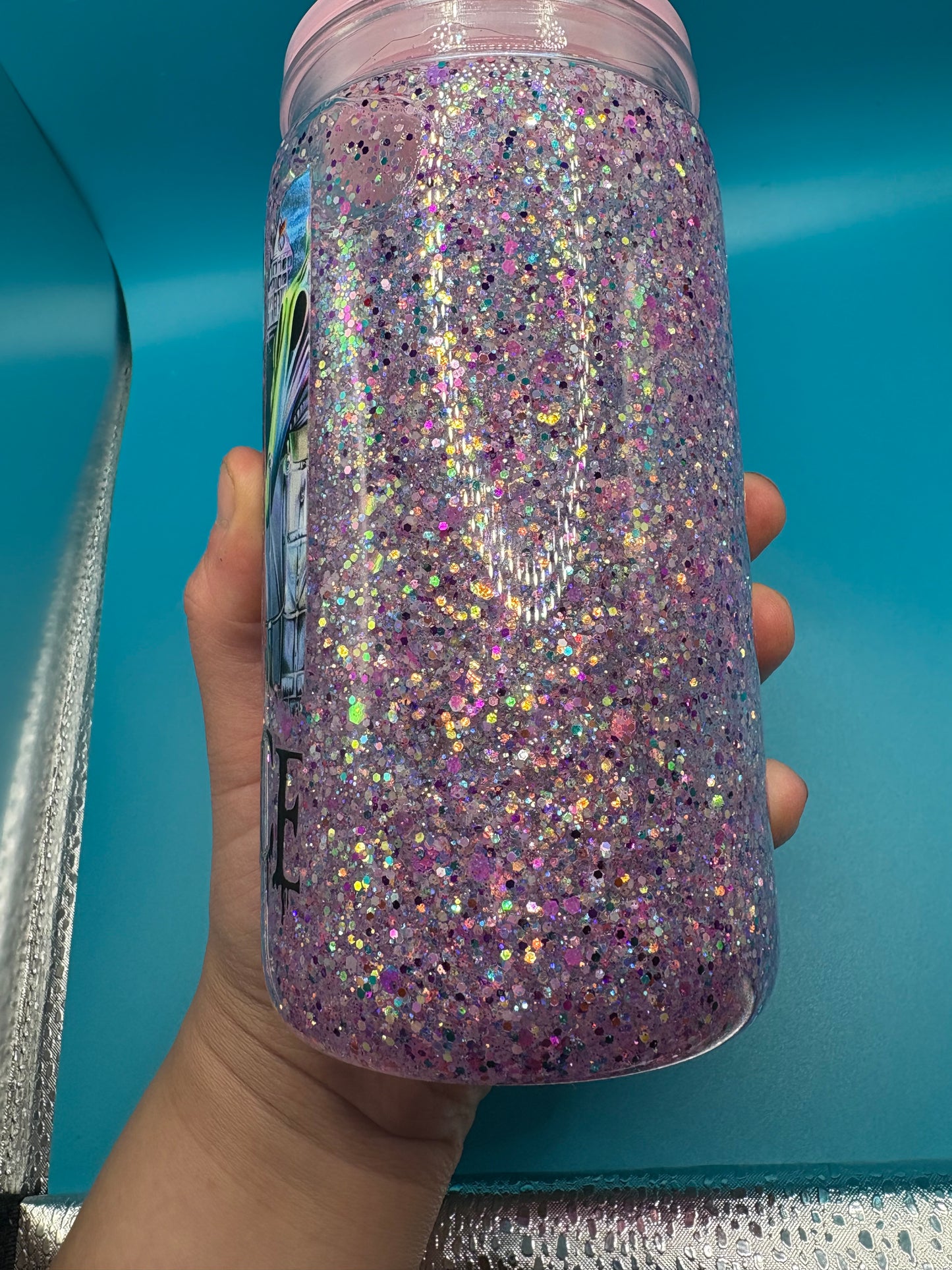 Beetlejuice snow globe Tumbler