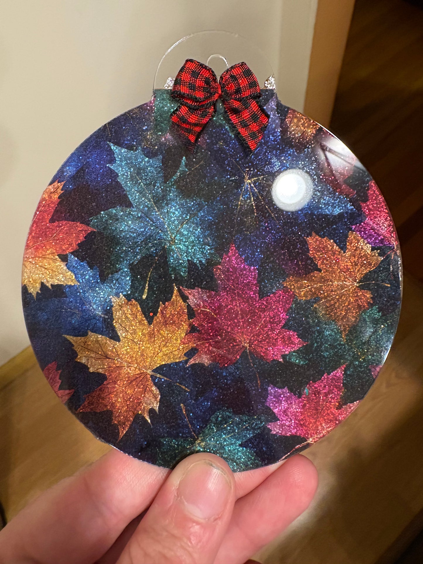 4 inch Glitter Acrylic Ornaments