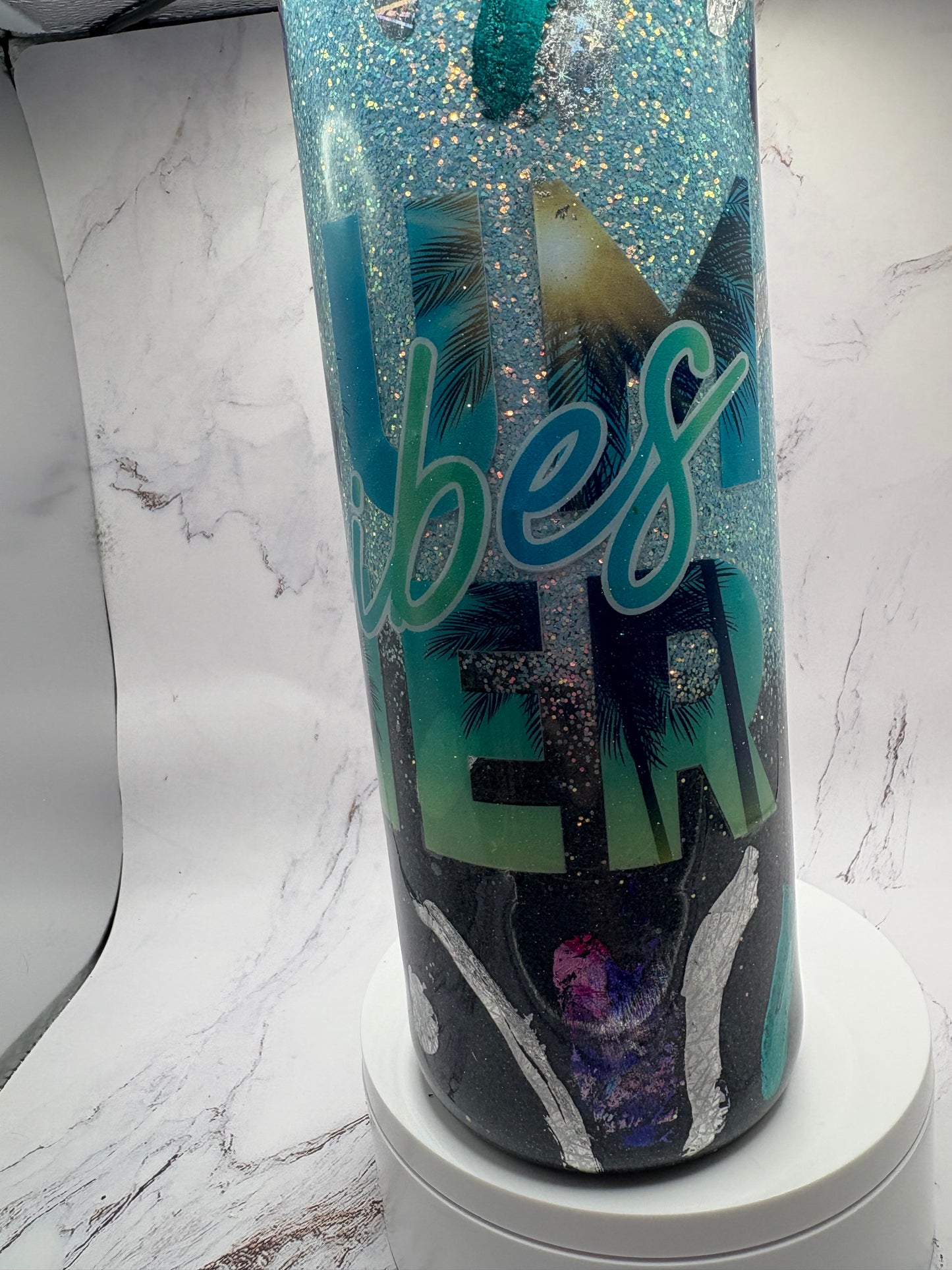 Summer Vibes Epoxy Tumbler