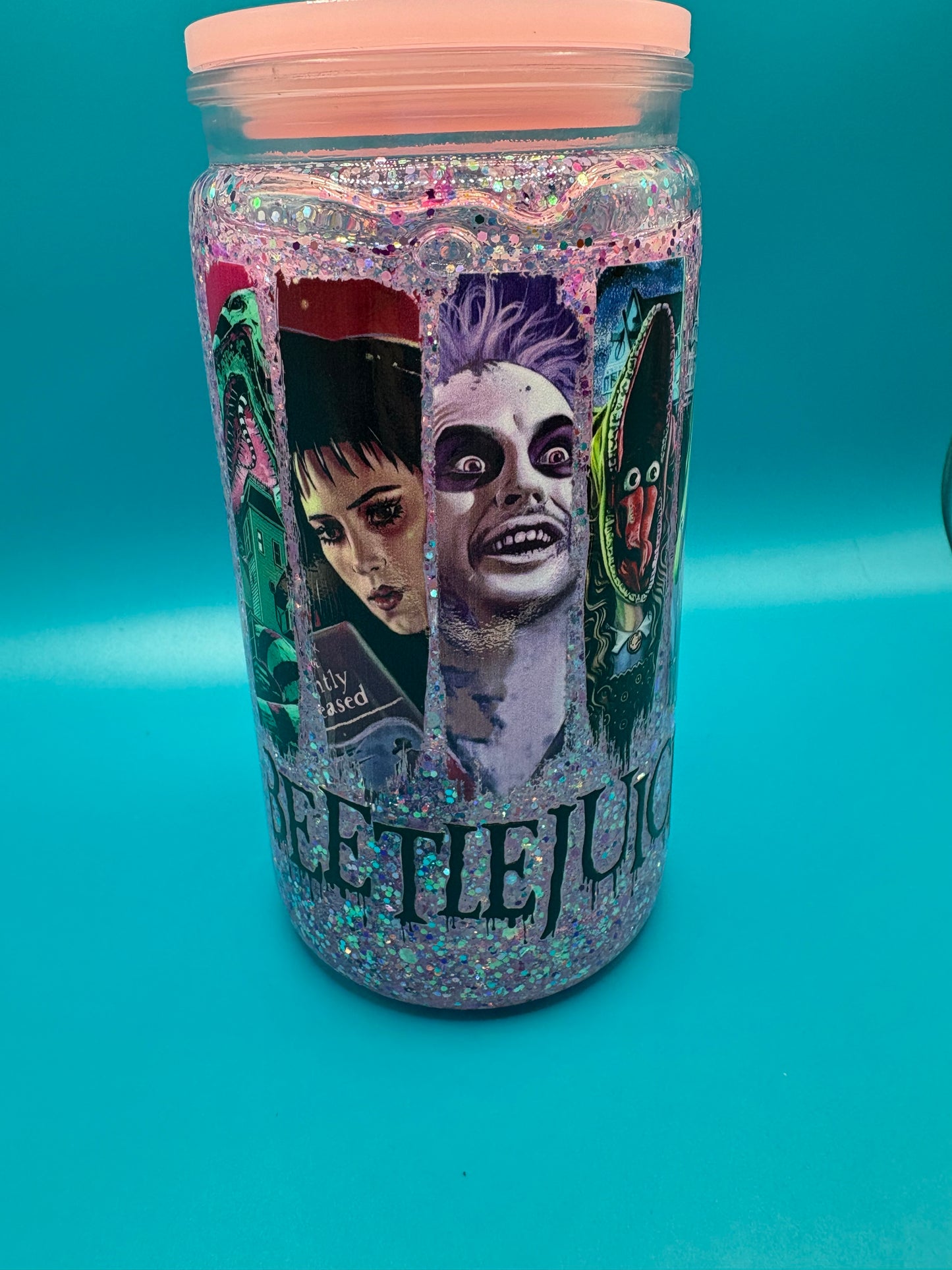Beetlejuice snow globe Tumbler