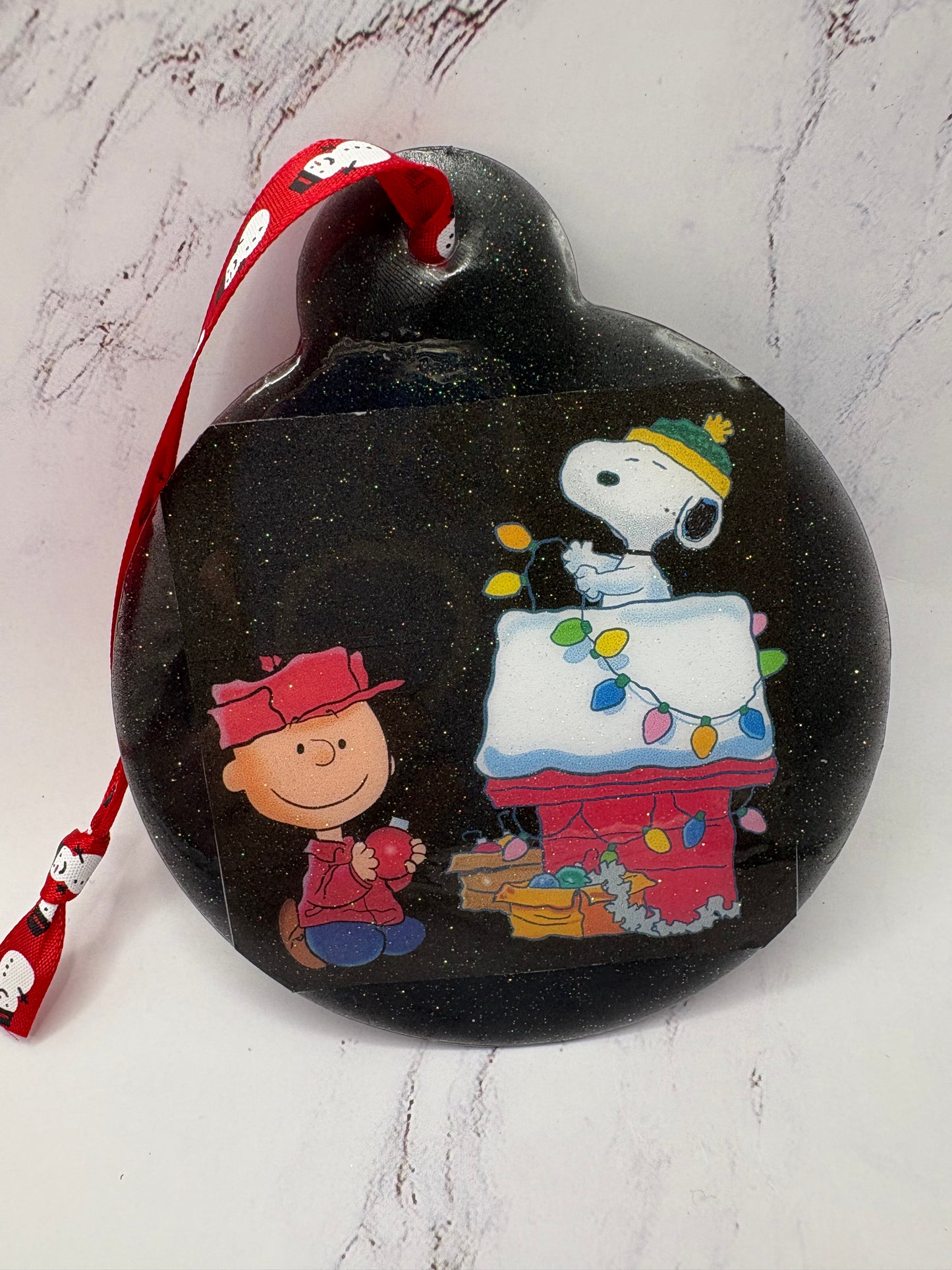 Charlie Brown flat 4 inch Acrylic ornament