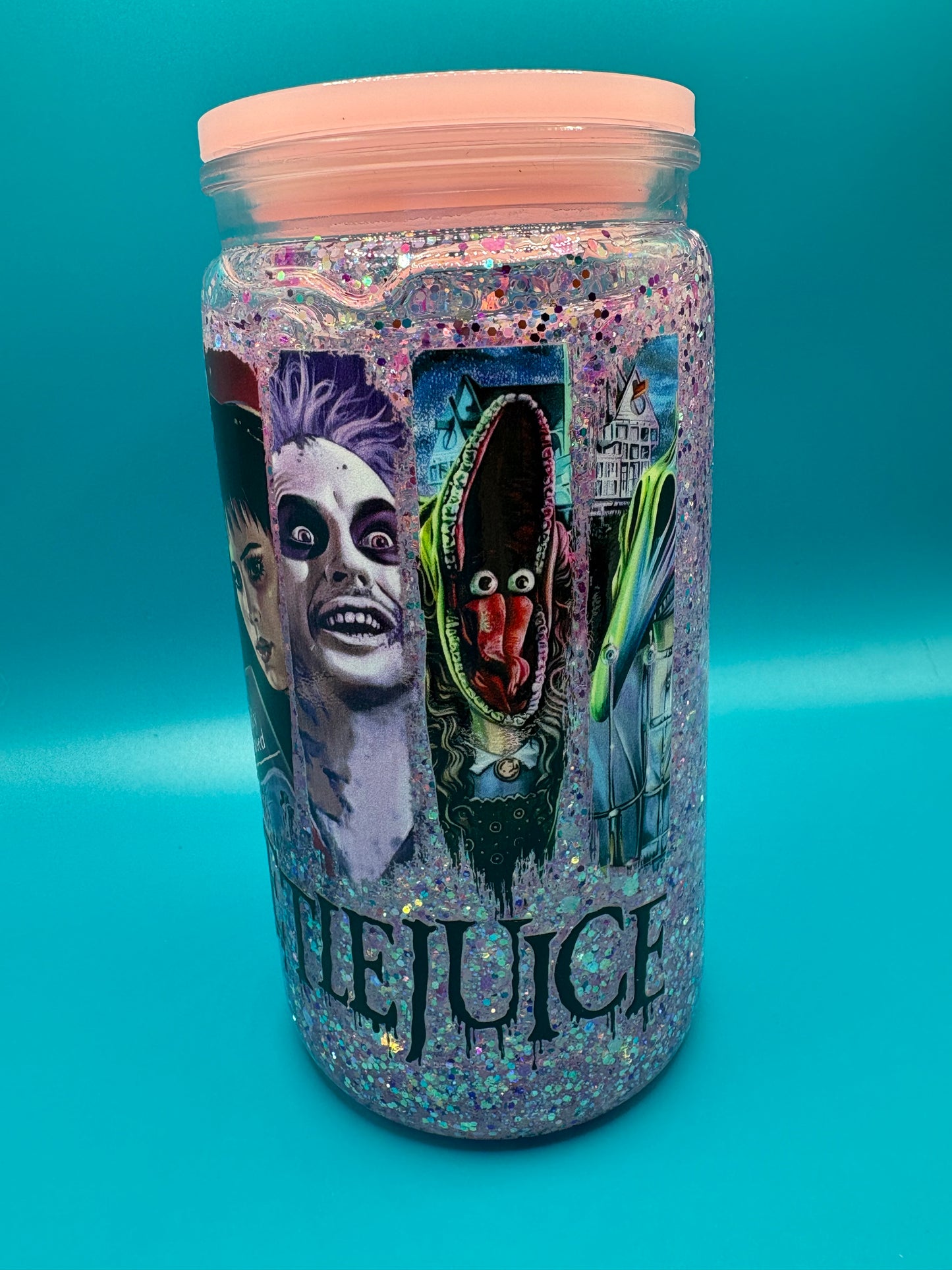Beetlejuice snow globe Tumbler