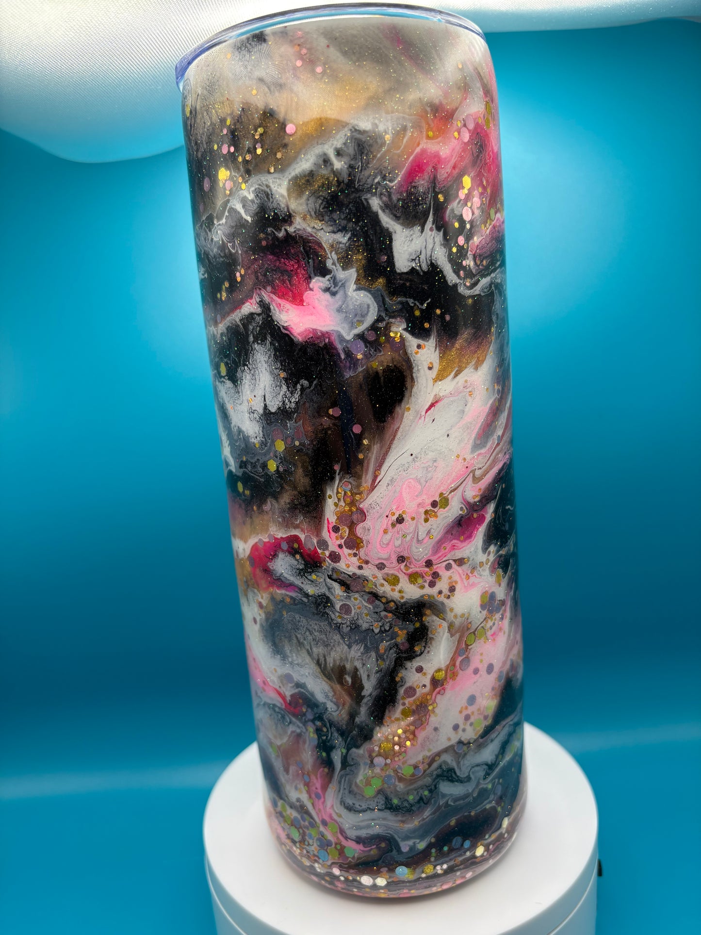 Boho Rose epoxy Tumbler