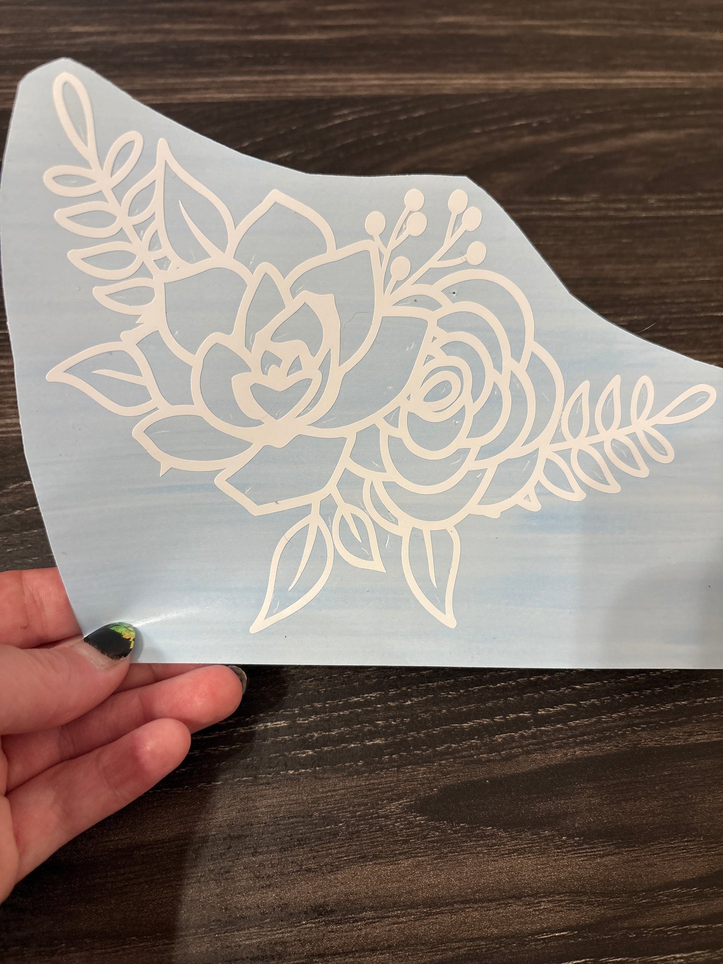 Floral Car decal #4