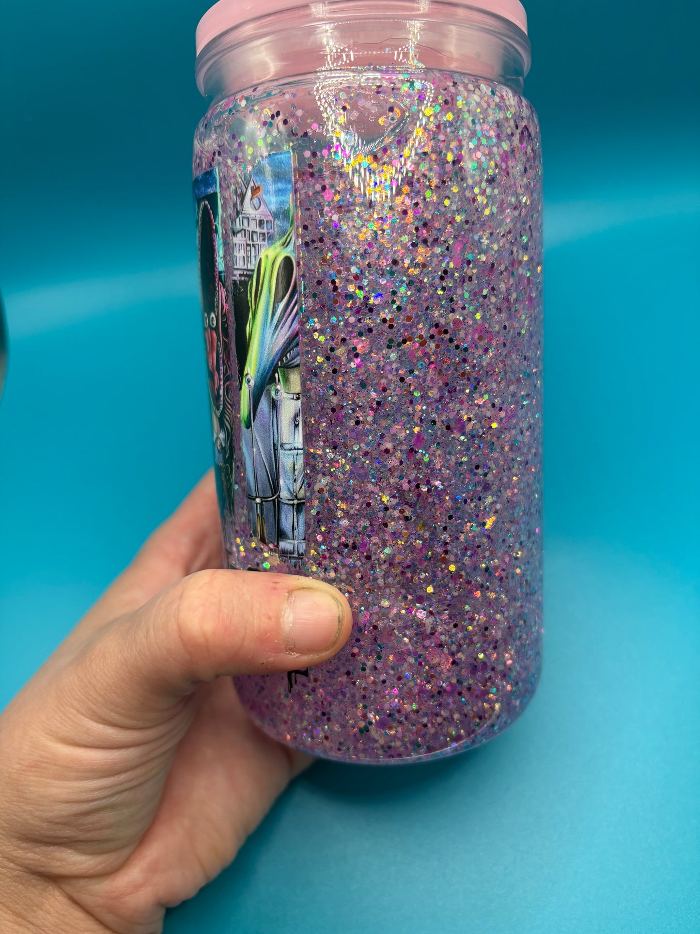 Beetlejuice snow globe Tumbler