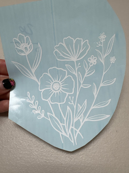 Wildflowers Car decal
