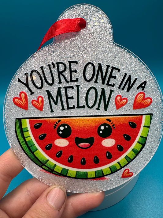 Melon Flat Acrylic ornament