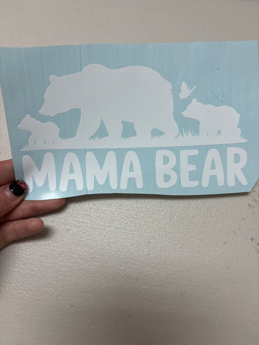Mama Bear Car Decal