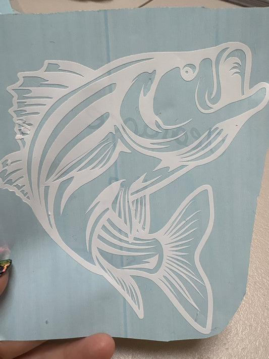 Big bass decal