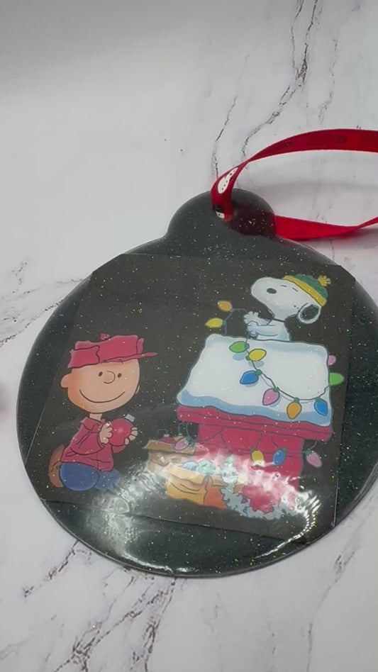 Charlie Brown flat 4 inch Acrylic ornament